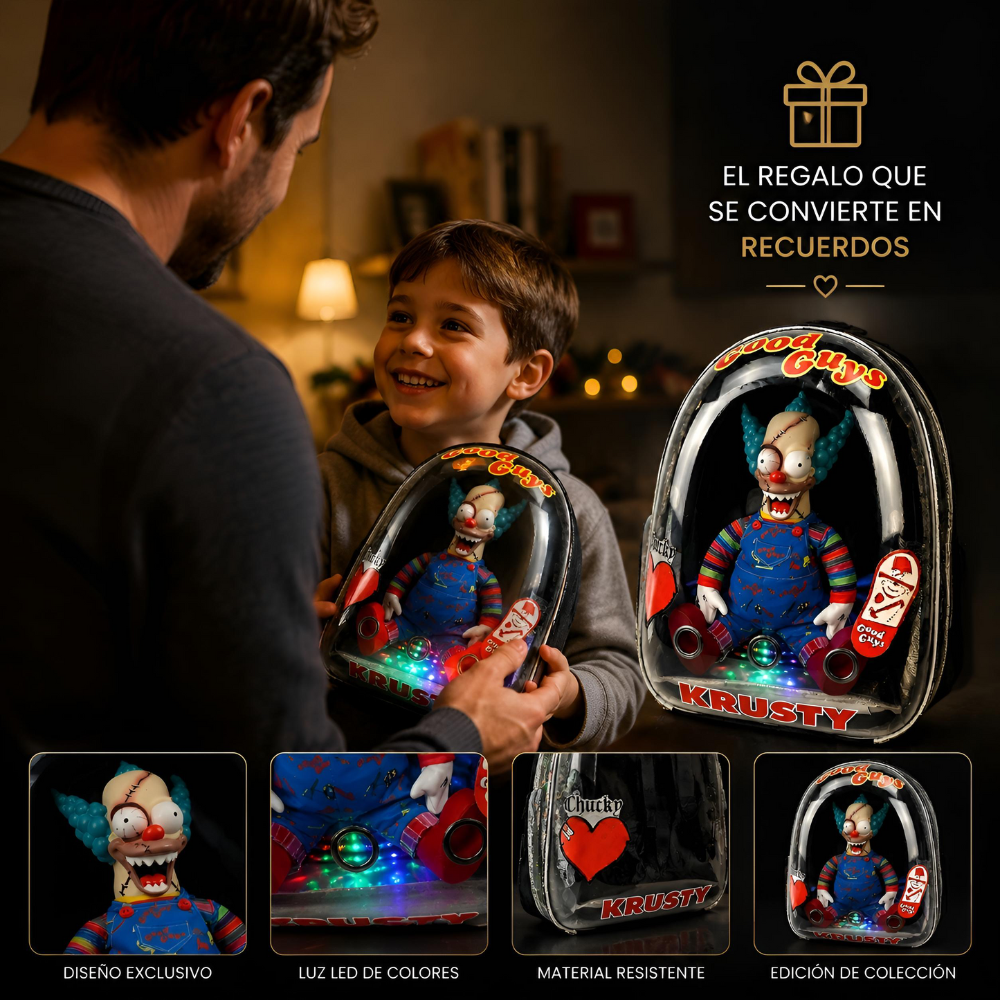 Mochila con muñeco diabólico™